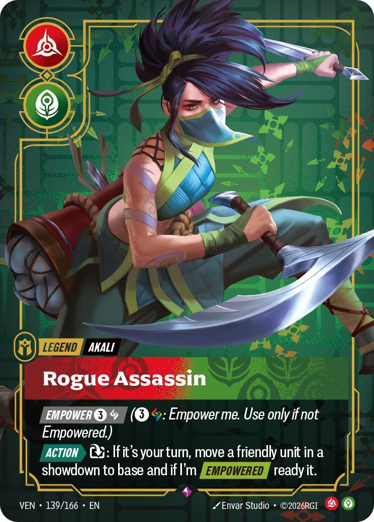 Akali, Rogue Assassin (139/166) (VEN)
