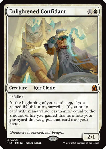 Image for Enlightened Confidant (5) (FRA) - Magic: The Gathering