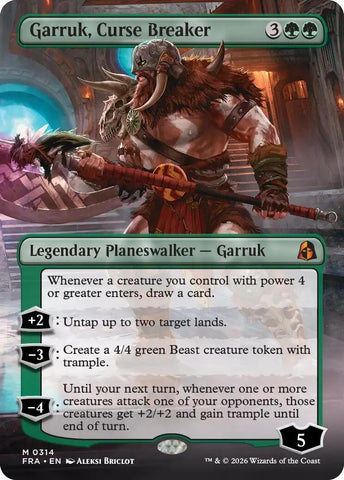 Image for Garruk, Curse Breaker (Borderless) (314) (FRA) - Magic: The Gathering