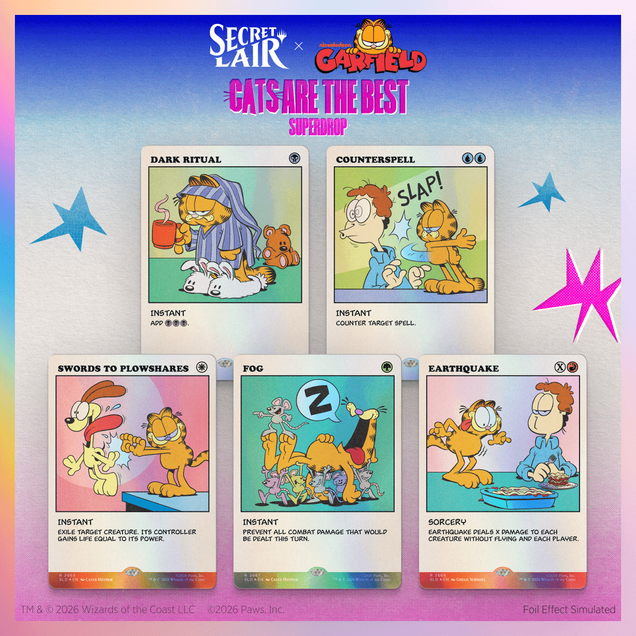 Secret Lair x Garfield: As Intended