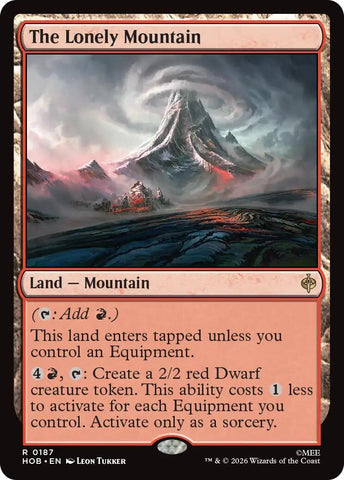 Image for The Lonely Mountain (187) (HOB) - Magic: The Gathering