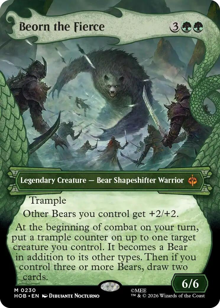 Image for Beorn the Fierce (Showcase) (230) (HOB) - Magic: The Gathering