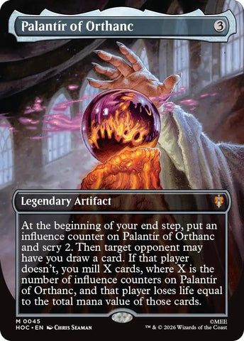 Image for Palantir of Orthanc (Borderless) (45) (HOC) - Magic: The Gathering