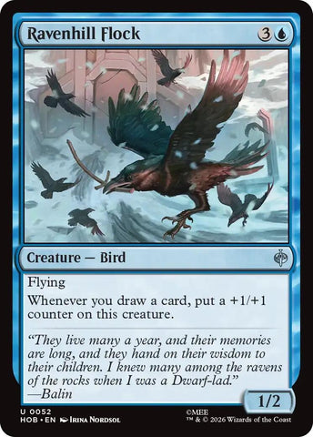 Image for Ravenhill Flock (52) (HOB) - Magic: The Gathering