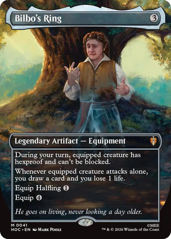 Image for Bilbo's Ring (Borderless) (41) (HOC) - Magic: The Gathering