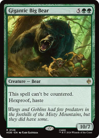 Image for Gigantic Big Bear (126) (HOB) - Magic: The Gathering