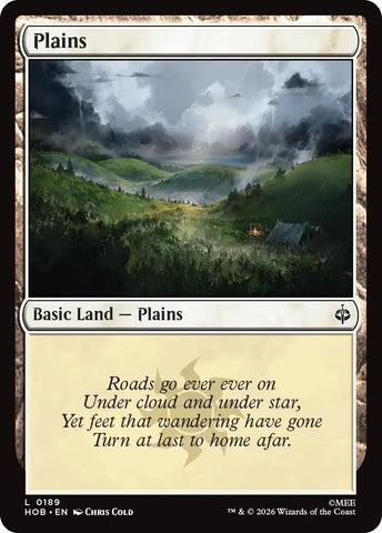Image for Plains (0189) (189) (HOB) - Magic: The Gathering