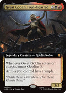 Image for Great Goblin, Foul-Hearted (Extended Art) (105) (HOC) - Magic: The Gathering