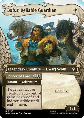 Image for Bofur, Reliable Guardian (Showcase) (215) (HOB) - Magic: The Gathering