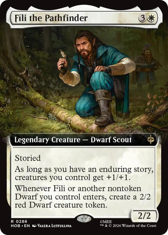 Image for Fili the Pathfinder (Extended Art) (286) (HOB) - Magic: The Gathering