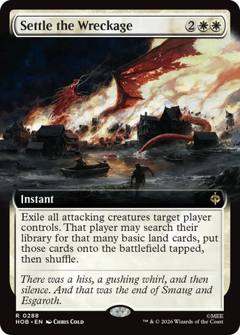 Image for Settle the Wreckage (Extended Art) (288) (HOB) - Magic: The Gathering