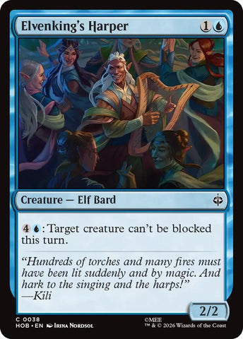 Image for Elvenking's Harper (38) (HOB) - Magic: The Gathering