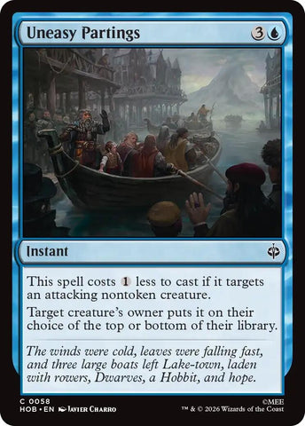 Image for Uneasy Partings (58) (HOB) - Magic: The Gathering