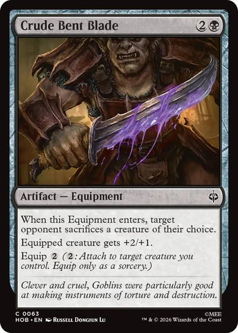 Image for Crude Bent Blade (63) (HOB) - Magic: The Gathering