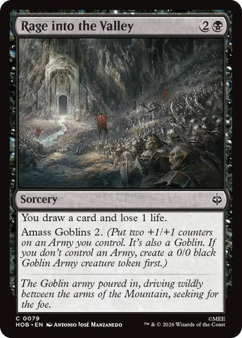 Image for Rage into the Valley (79) (HOB) - Magic: The Gathering