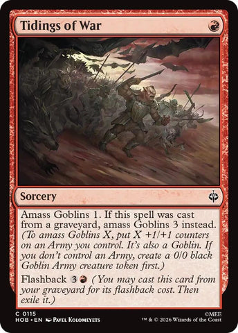 Image for Tidings of War (115) (HOB) - Magic: The Gathering