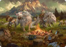 Image for Mount Gundabad Mobilizes Art Card (54) (ASHOB) - Magic: The Gathering