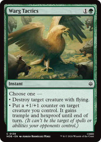 Image for Warg Tactics (139) (HOB) - Magic: The Gathering