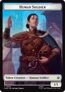 Image for Human Soldier // On An Adventure Double-Sided Token (2 // 15) (HOB) - Magic: The Gathering