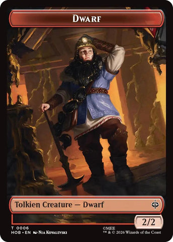 Image for Dwarf // Enduring Story Double-Sided Token (6 // 14) (HOB) - Magic: The Gathering