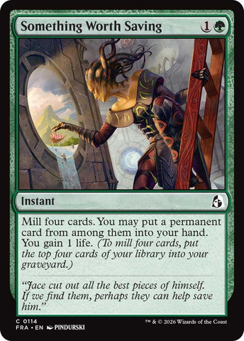 Image for Something Worth Saving (114) (FRA) - Magic: The Gathering