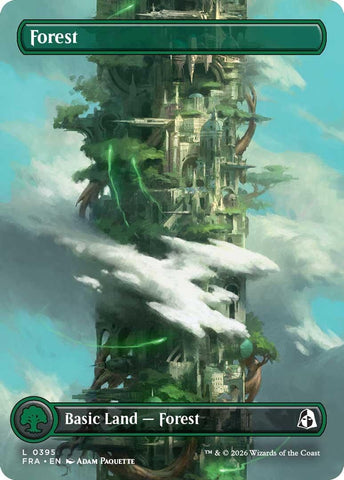 Image for Forest (Borderless) (0395) (395) (FRA) - Magic: The Gathering