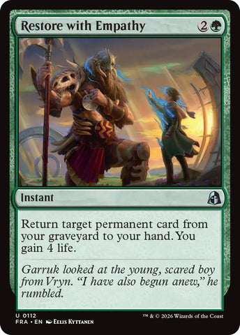 Image for Restore with Empathy (112) (FRA) - Magic: The Gathering