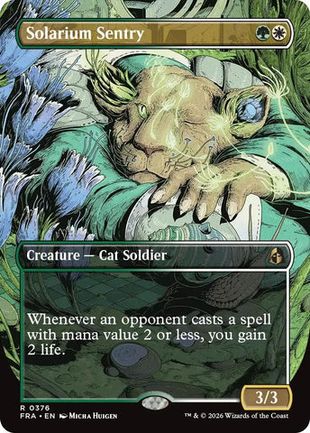 Image for Solarium Sentry (Borderless) (376) (FRA) - Magic: The Gathering