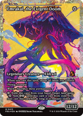 Image for Emrakul, the Exigent Doom (Showcase) (Fracture Foil) (413) (FRA) - Magic: The Gathering