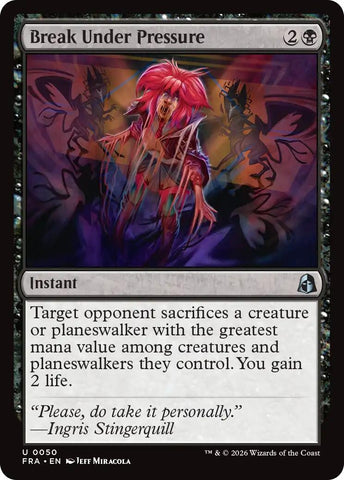Image for Break Under Pressure (50) (FRA) - Magic: The Gathering