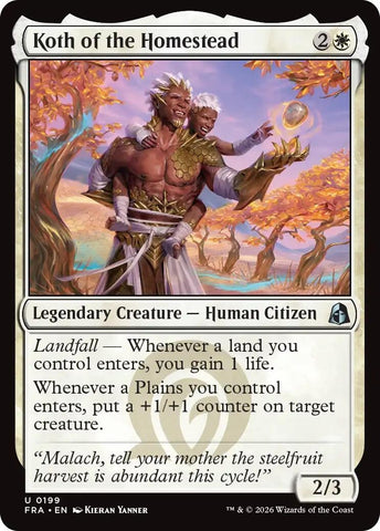 Image for Koth of the Homestead (199) (FRA) - Magic: The Gathering