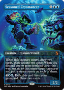 Image for Seasoned Cryomancer (Borderless) (0441) (441) (FRA) - Magic: The Gathering
