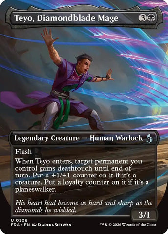 Image for Teyo, Diamondblade Mage (Borderless) (306) (FRA) - Magic: The Gathering