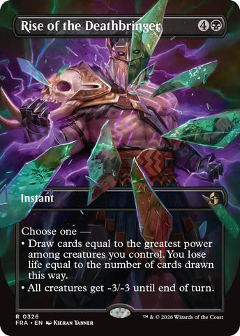 Image for Rise of the Deathbringer (Borderless) (326) (FRA) - Magic: The Gathering