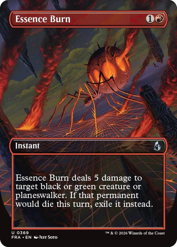 Image for Essence Burn (Borderless) (369) (FRA) - Magic: The Gathering