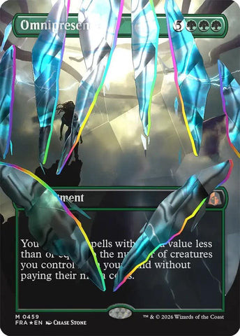 Image for Omnipresence (Borderless) (Facet Foil) (0459) (459) (FRA) - Magic: The Gathering