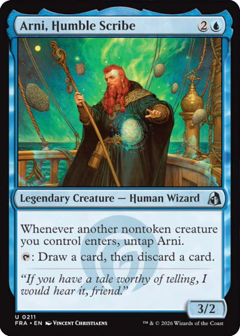Image for Arni, Humble Scribe (211) (FRA) - Magic: The Gathering