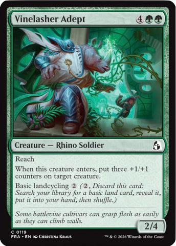 Image for Vinelasher Adept (119) (FRA) - Magic: The Gathering