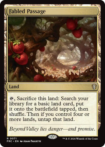 Image for Fabled Passage (71) (FRC) - Magic: The Gathering