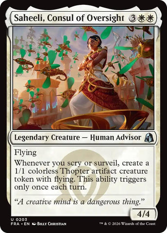 Saheeli, Consul of Oversight (203) (FRA)