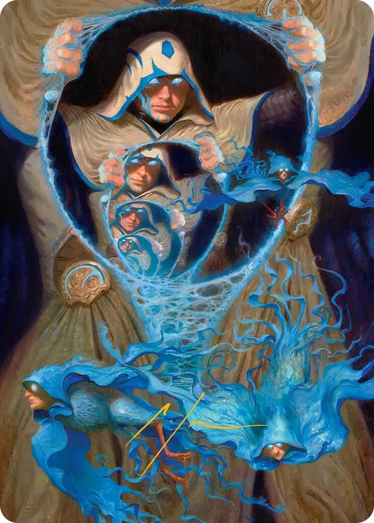 Image for The Theorist, Jace Beleren Art Card (Gold-Stamped Signature) (47) (ASFRA) - Magic: The Gathering