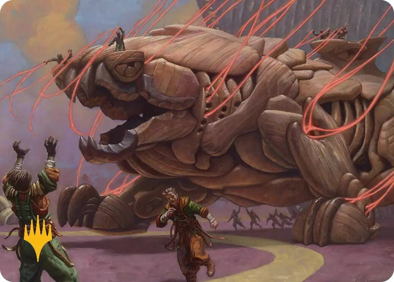 Image for Craterclaw Colossus Art Card (Gold-Stamped) (16) (ASFRA) - Magic: The Gathering