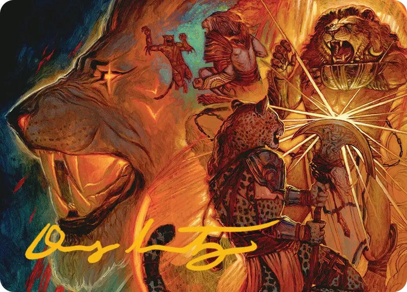 Image for Way of the Warlord Art Card (Gold-Stamped Signature) (33) (ASFRA) - Magic: The Gathering
