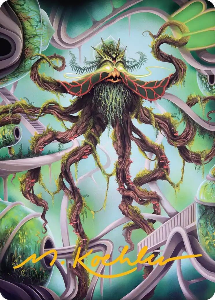 Image for Verdant Kraken Art Card (Gold-Stamped Signature) (53) (ASFRA) - Magic: The Gathering