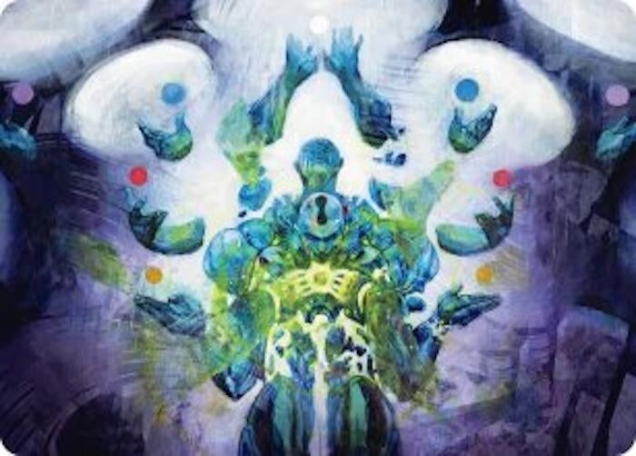 Image for Avatar of Burgeoning Echoes Art Card (24) (ASFRA) - Magic: The Gathering