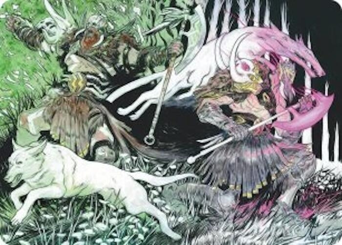 Image for Ferocity of the Hunt Art Card (26) (ASFRA) - Magic: The Gathering