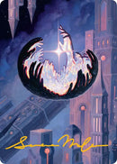 Image for Hall of Echoes Art Card (Gold-Stamped Signature) (54) (ASFRA) - Magic: The Gathering
