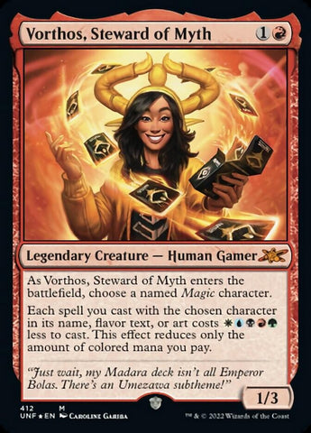 Vorthos, Steward of Myth (Galaxy Foil) (412) (UNF)
