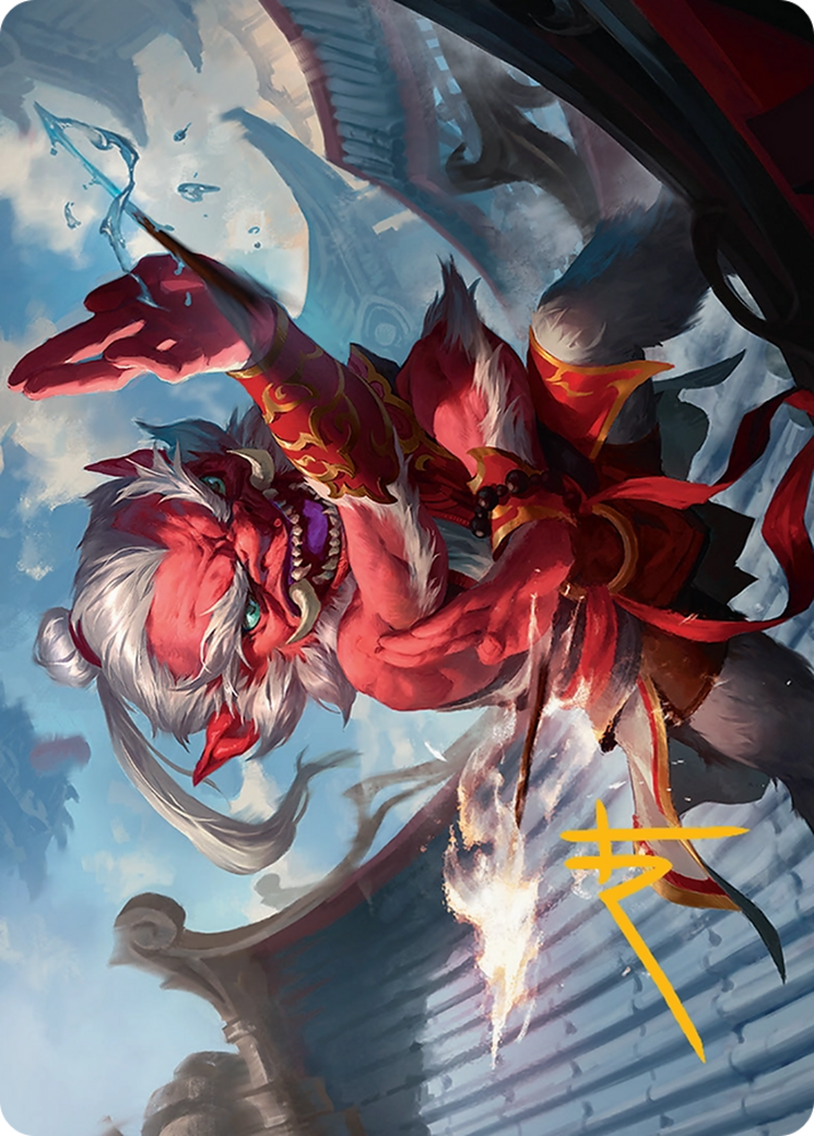 Devoted Duelist Art Card (15/54) [Tarkir: Dragonstorm Art Series]