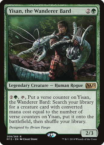 Yisan, the Wanderer Bard (209) (M15)